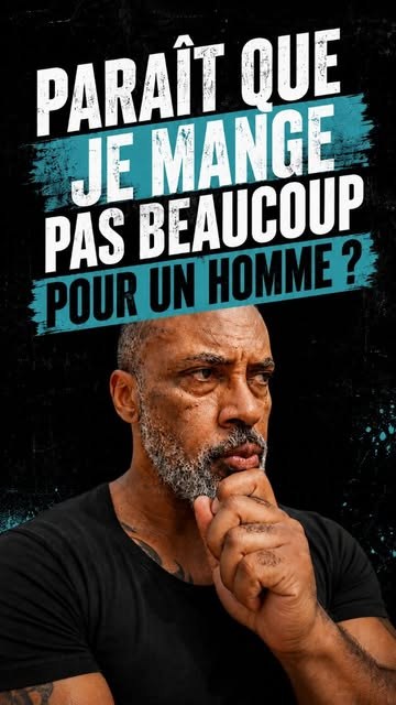 Publication TikTok : paraît que je mange pas beaucoup pour un homme ?